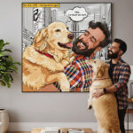 Personalized dog product with custom design – Comic City Style 5.2
