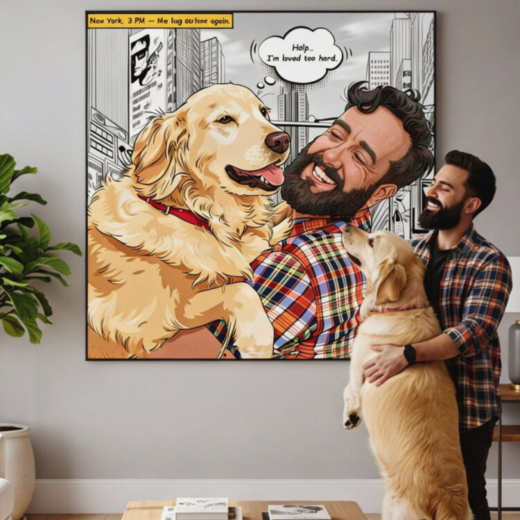 Comic City Style 5.2 Personalized dog product with custom design – Comic City Style 5.2