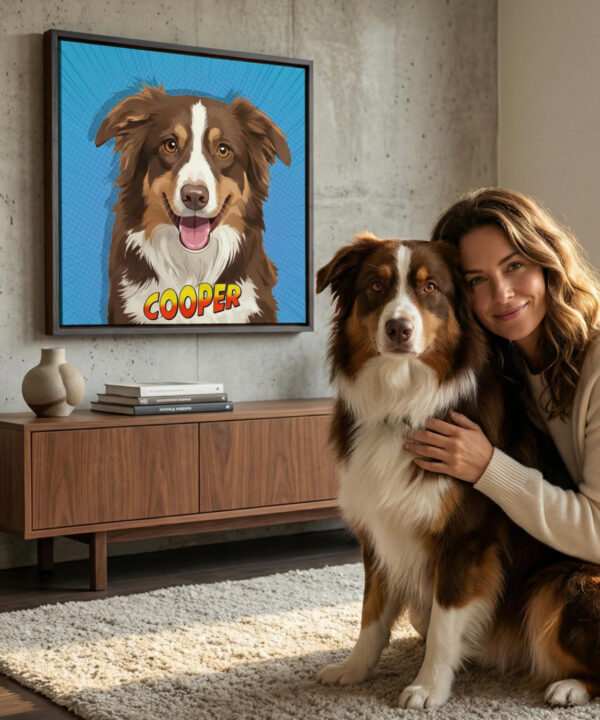 Personalized dog product with custom design – Comic Style 5.1