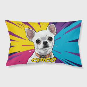 Personalized dog product with custom design – Pop Art front1