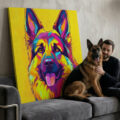 Personalized dog product with custom design – pop art dog portrait 5