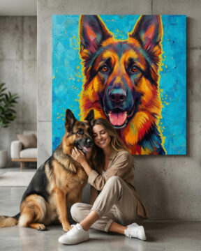 Personalized dog product with custom design – wnetrze owczarek3