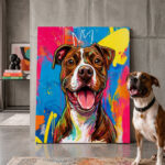 Personalized dog product with custom design – Abstract Style 2.1