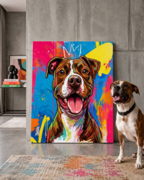 Personalized dog product with custom design – Abstract Style 2.1