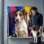 Personalized dog product with custom design – Abstract Style 3.1