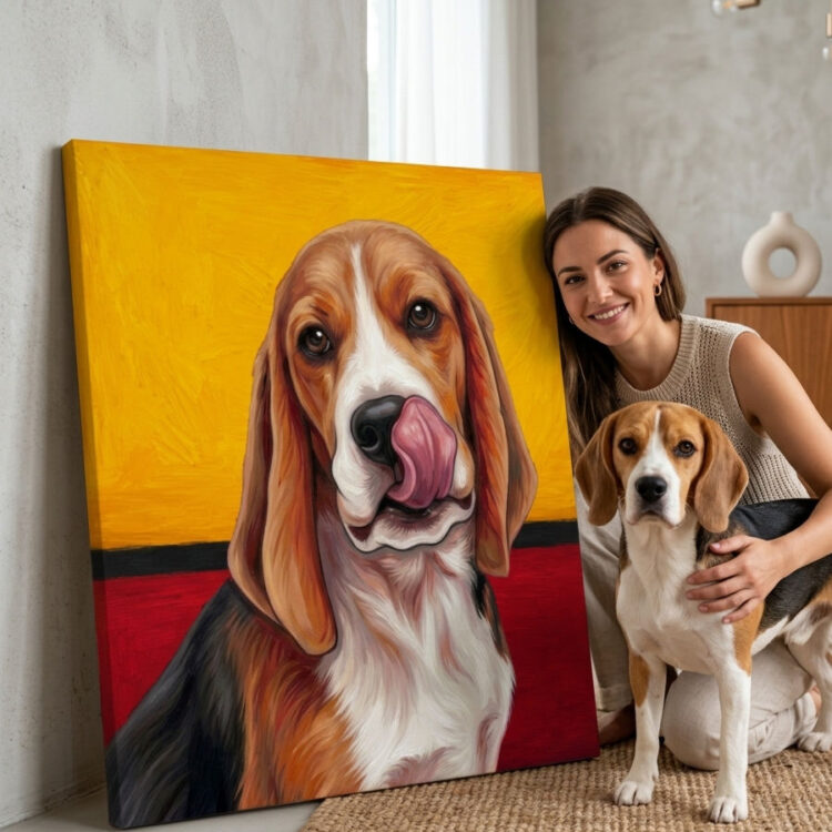 Personalized dog product with custom design – Modern Gallery 2.2
