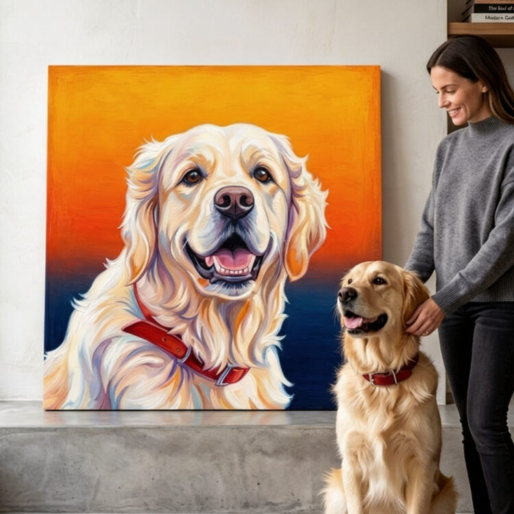 Personalized dog product with custom design – Modern Gallery 3.6