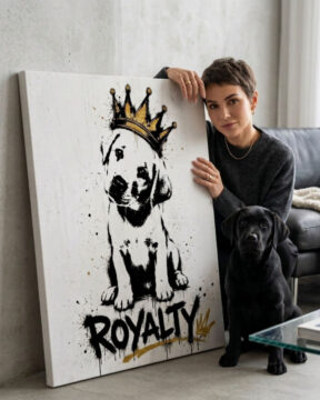 Personalized dog product with custom design – Street Art 1.1