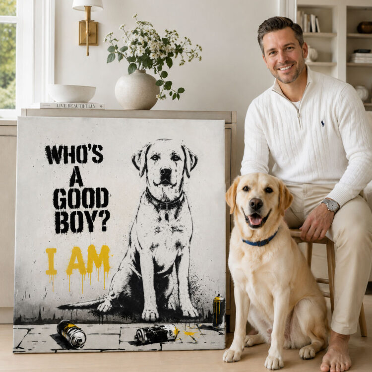 Street Art 3.4 Personalized dog product with custom design – Street Art 3.4