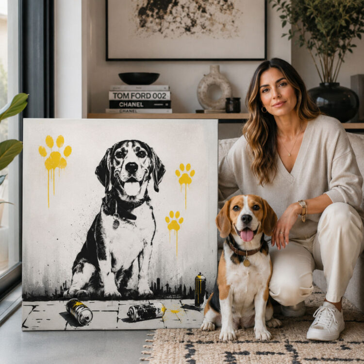 Street Art 5.1 Personalized dog product with custom design – Street Art 5.1