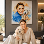 Personalized dog product with custom design – Watercolor 5.3