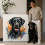 Personalized dog product with custom design – Watercolor style 3.1